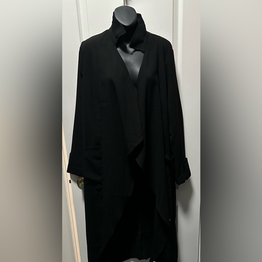Lush black duster size large